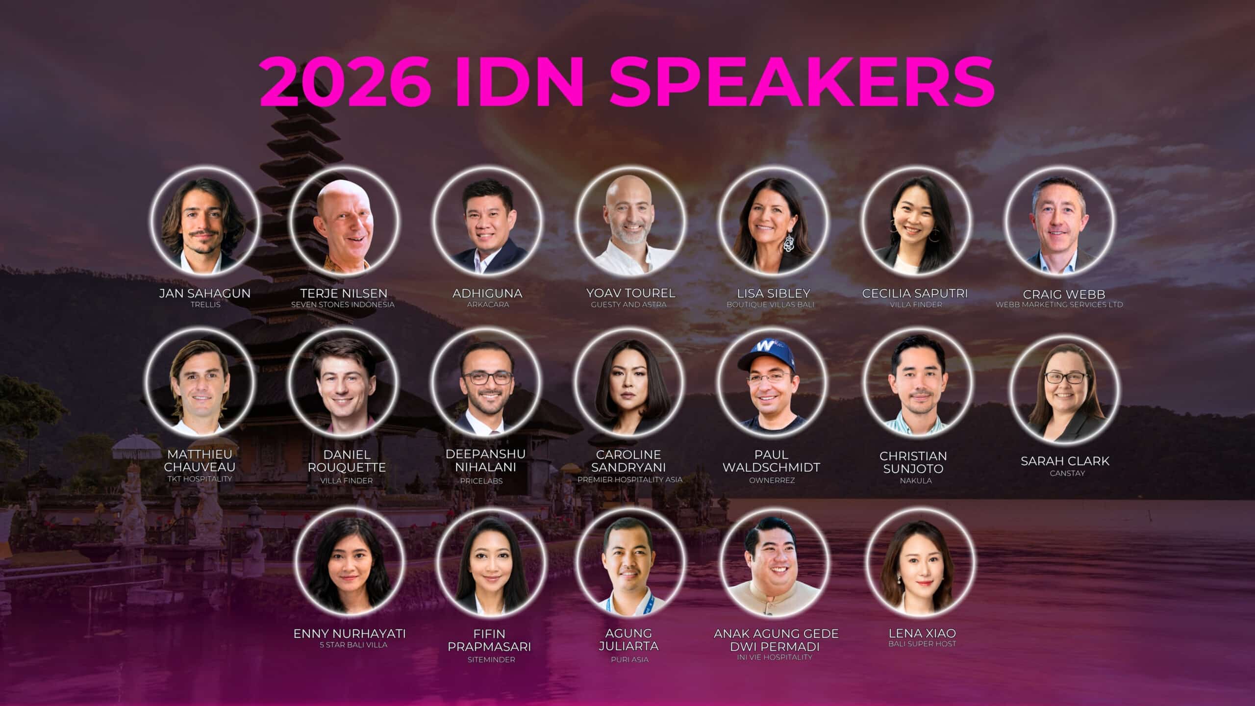 STRIVE IDN 2026 line-up of speakers